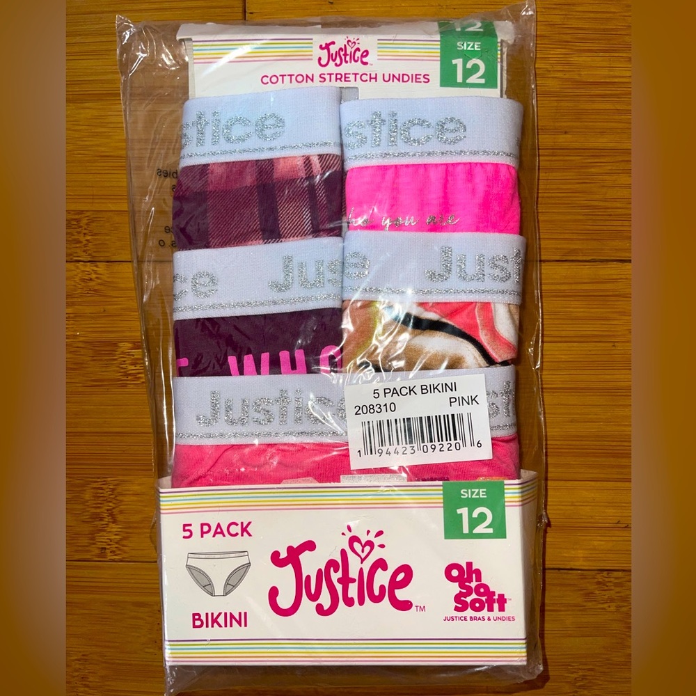 Girls justice underwear ‼️‼️❤️😍